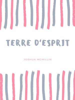 cover image of TERRE D'ESPRIT